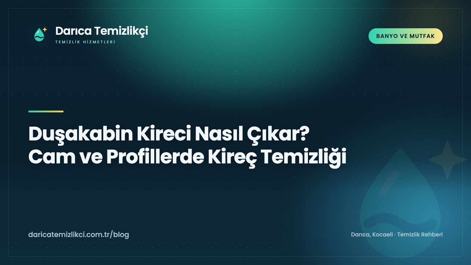 Duşakabin kireci temizliği: sirke çözeltisiyle silinen cam panel ve krom profil